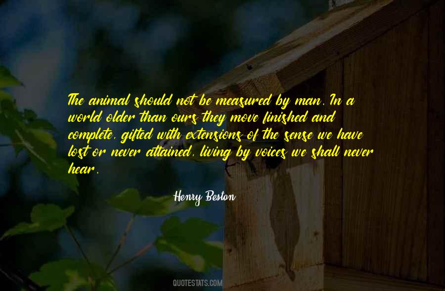 Animal Sense Quotes #668304