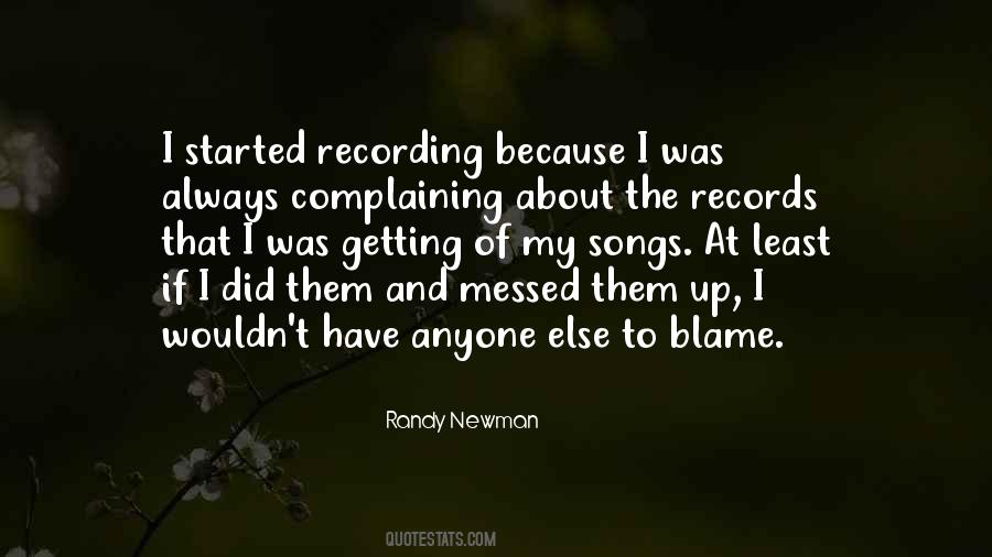 Always Complaining Quotes #810420