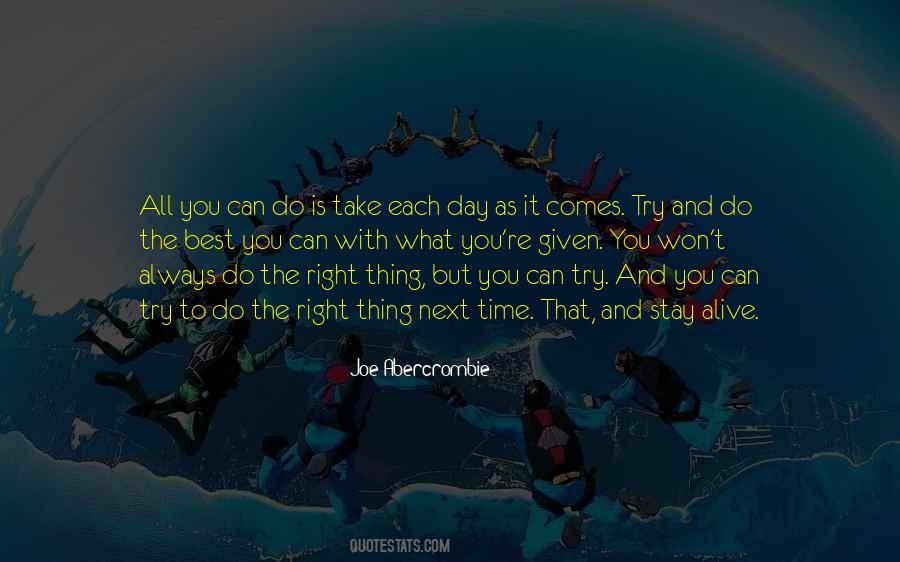 Always Do What's Right Quotes #428609