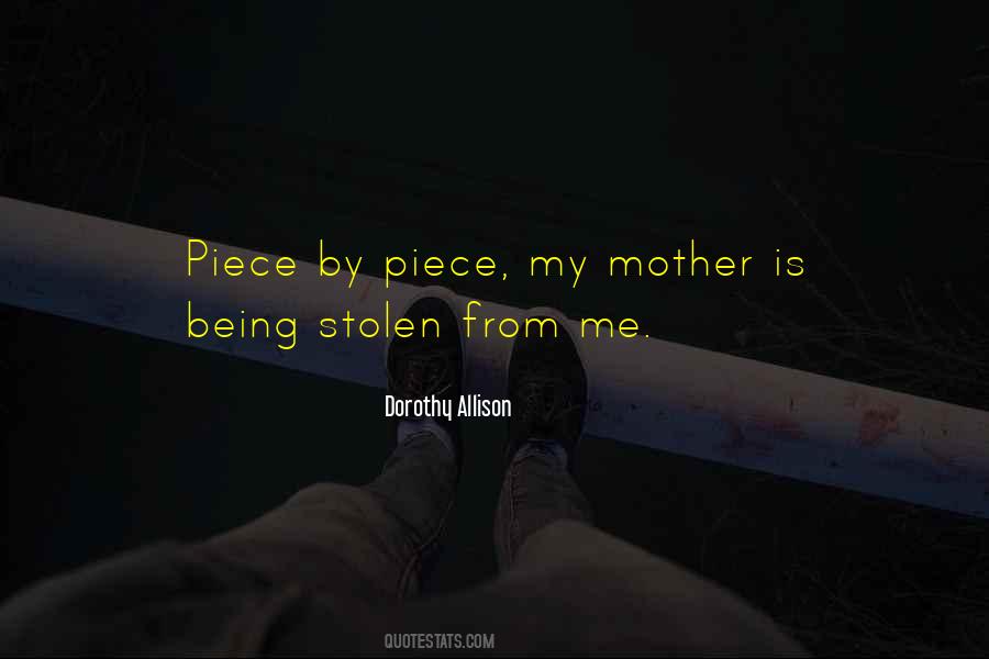 Mother Dying Quotes #1059723