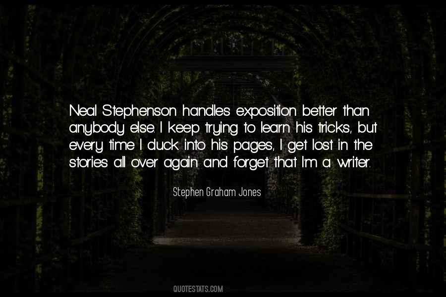 Graham Jones Quotes #766234