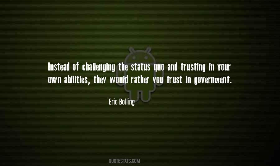 Trusting Government Quotes #69705
