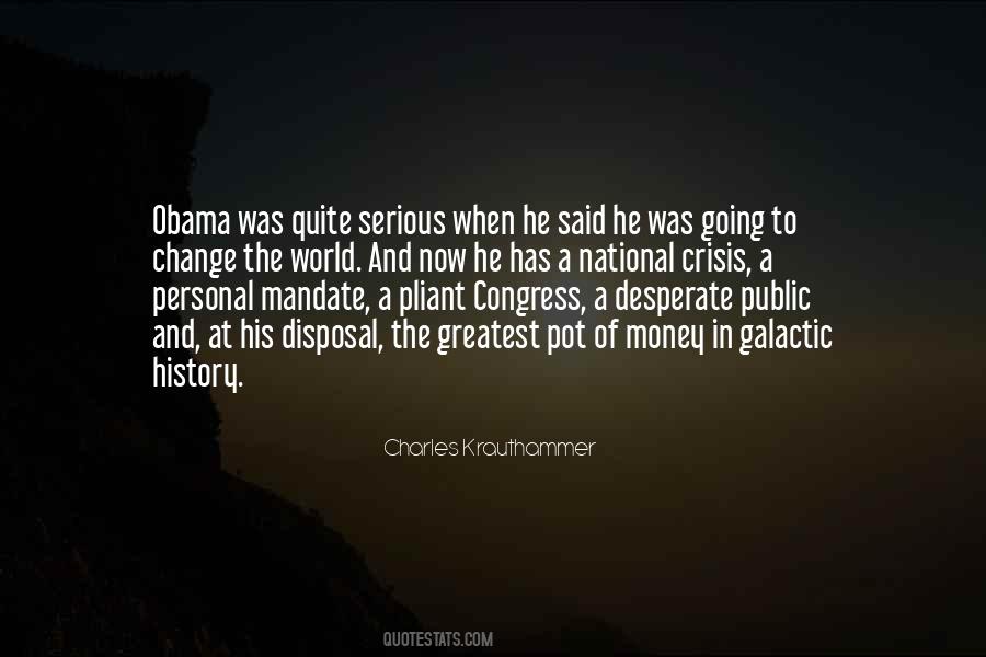 Krauthammer Obama Quotes #888442