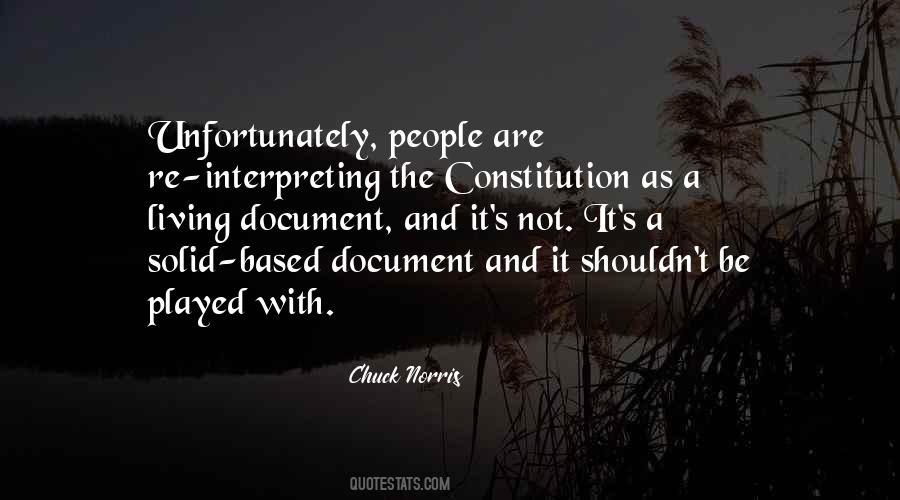 Living Constitution Quotes #914608