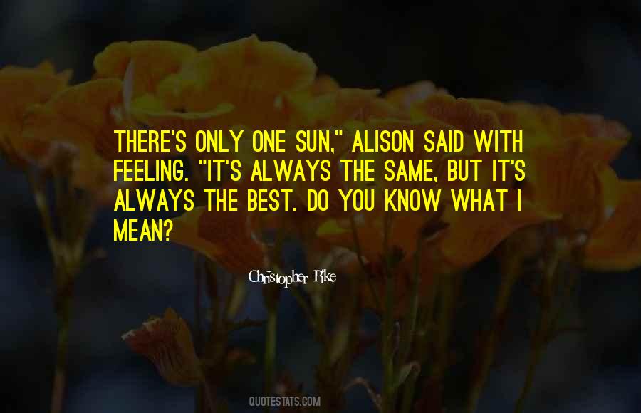 Always Only You Quotes #158065
