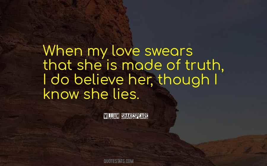 She Lies Quotes #1870428