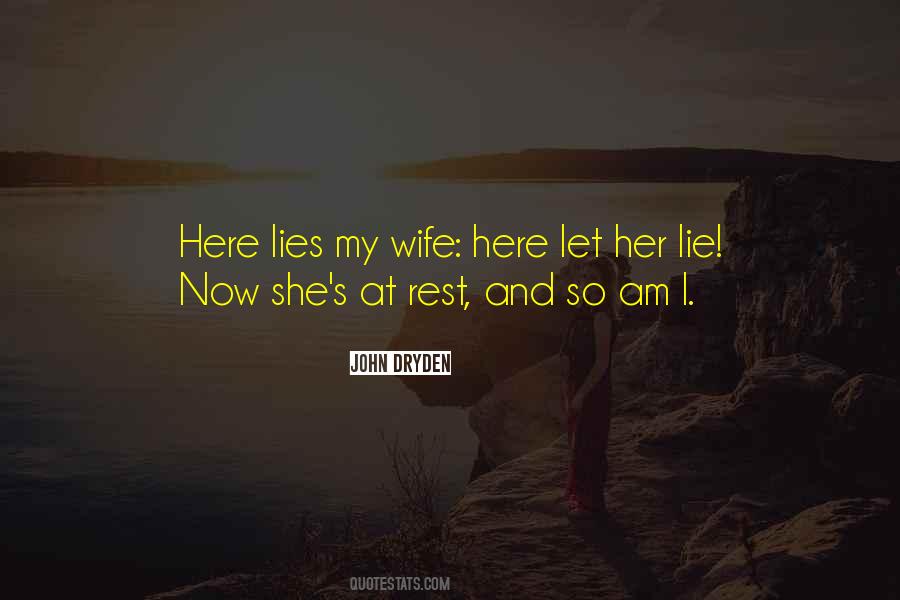 She Lies Quotes #592394