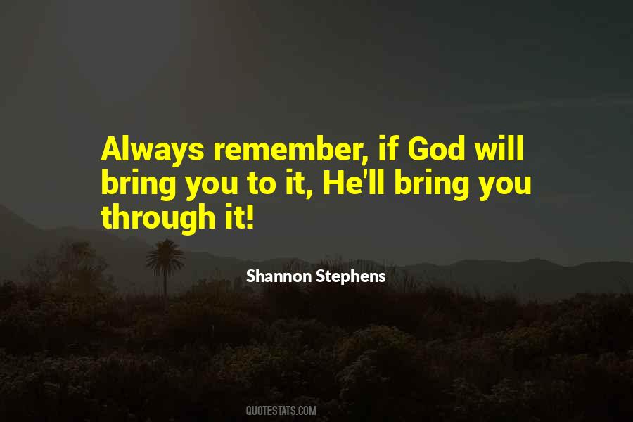 Always Remember God Quotes #811507