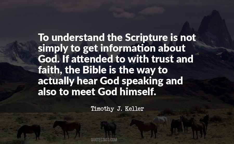Scripture Is God Quotes #8965