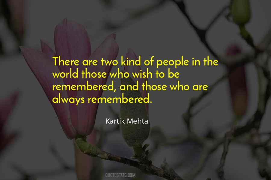 Always Remembered Quotes #1613987