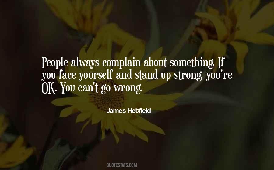 Always Stand Strong Quotes #1830851