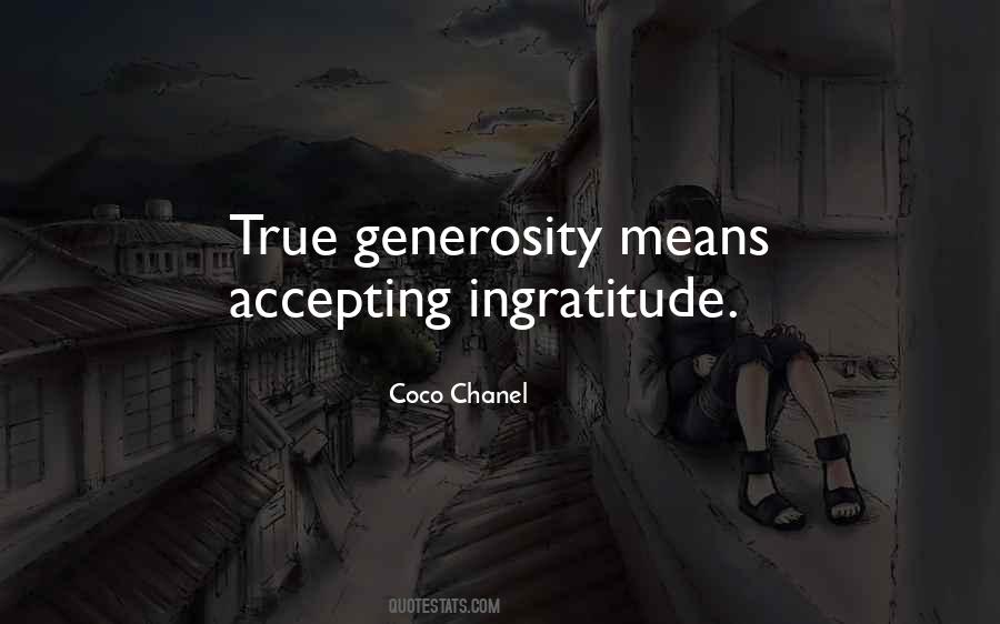 True Generosity Quotes #1384922