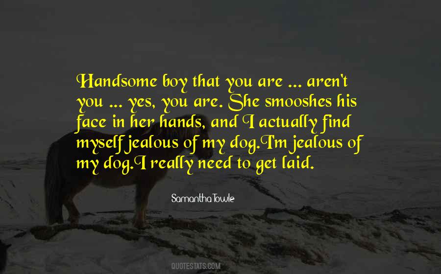 Quotes About My Handsome #607806