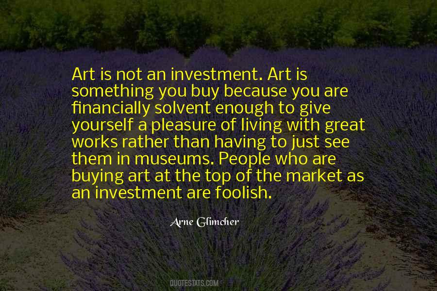 Living In Art Quotes #136145