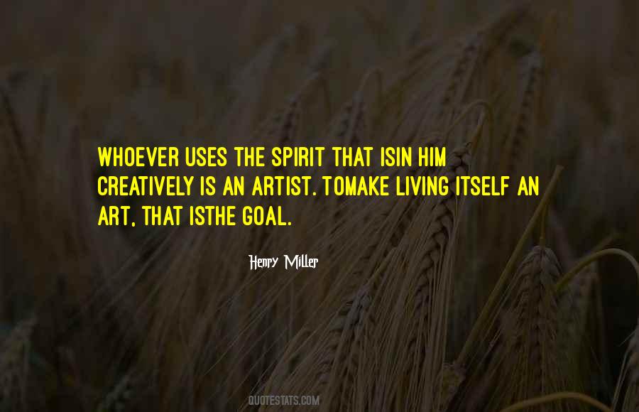 Living In Art Quotes #234527