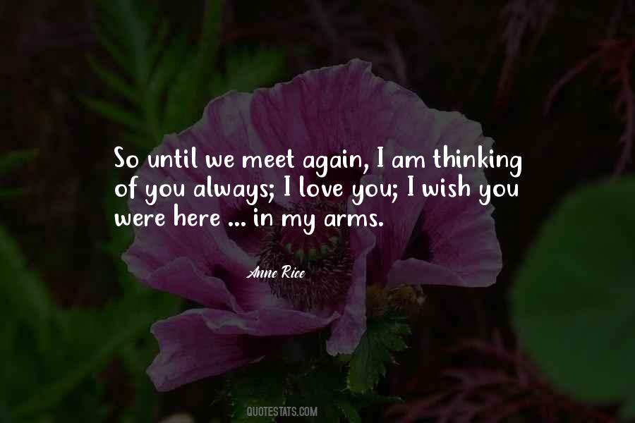 Always Thinking Of You Love Quotes #292653