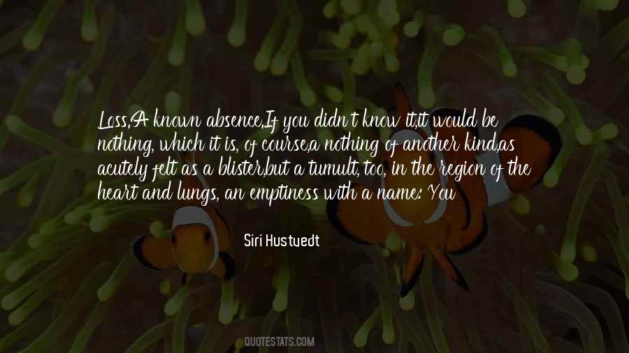 Emptiness In Heart Quotes #487465
