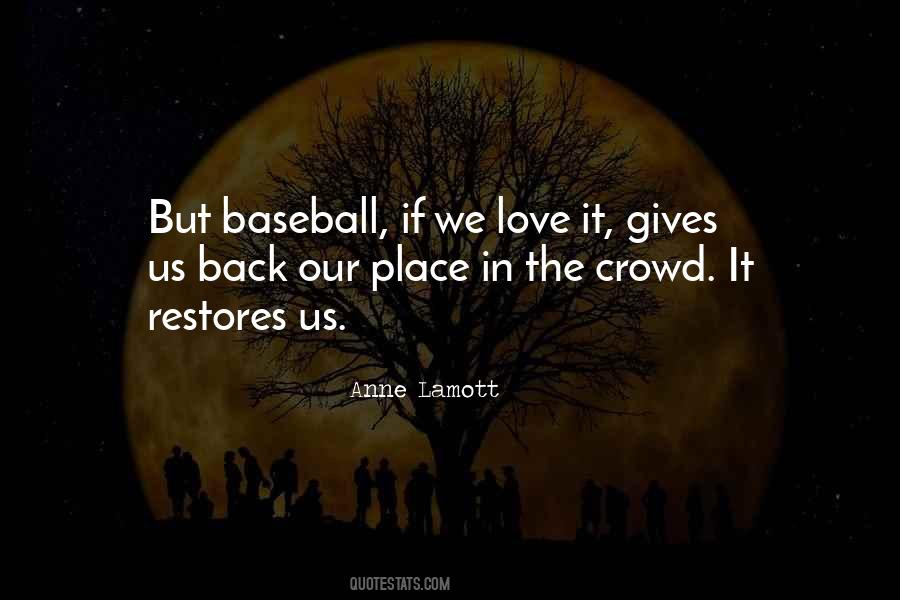 Baseball Love Quotes #156558