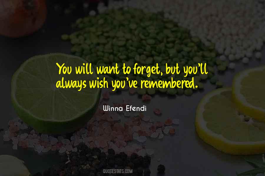 Always Will Be Remembered Quotes #753298