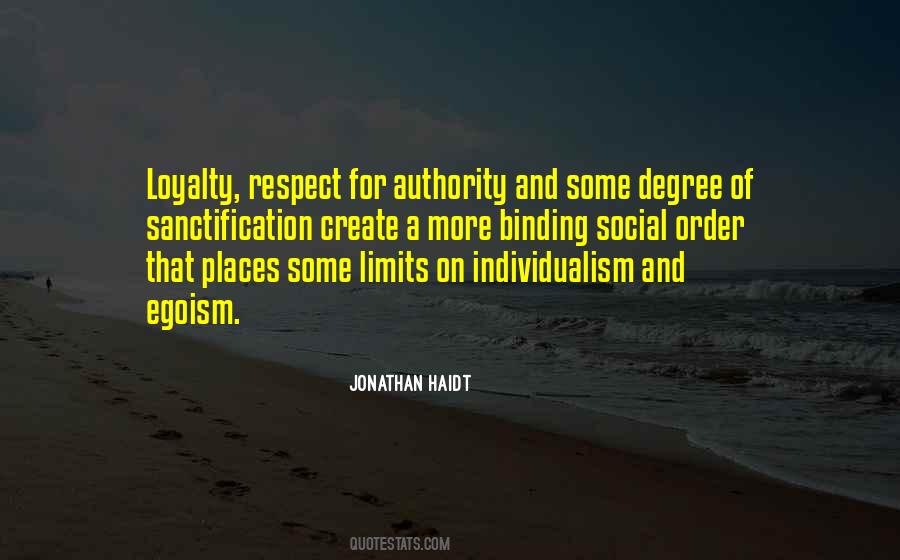 Respect For Authority Quotes #510694