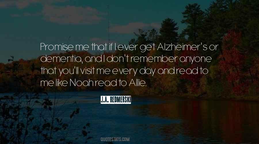 Alzheimer's Dementia Quotes #1514847