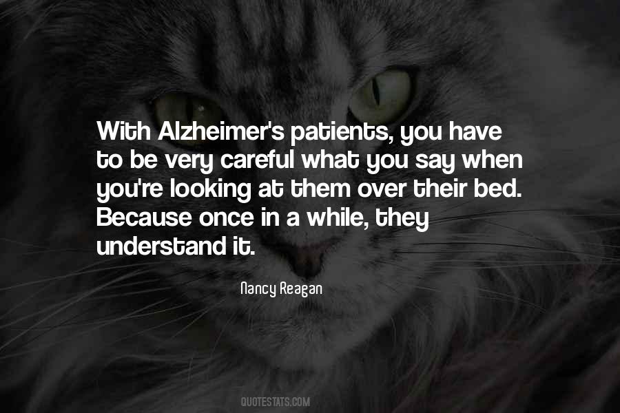 Alzheimer's Patients Quotes #831407