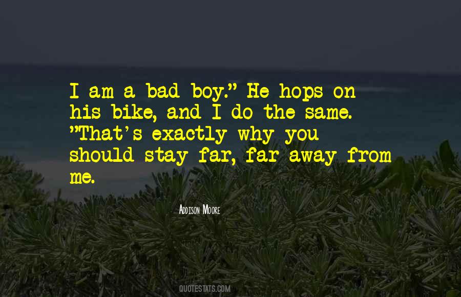 Am A Bad Boy Quotes #74648