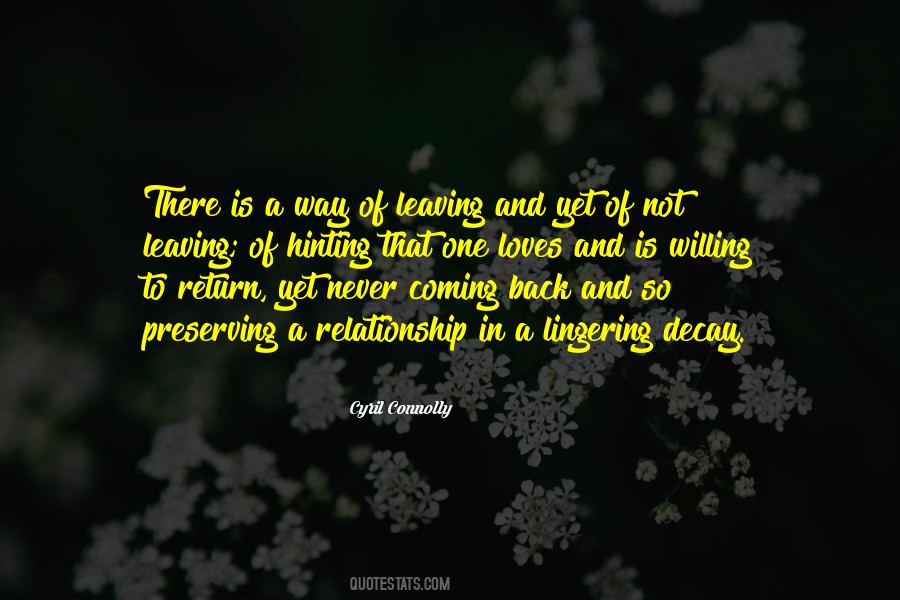 Am Coming Back Quotes #86771
