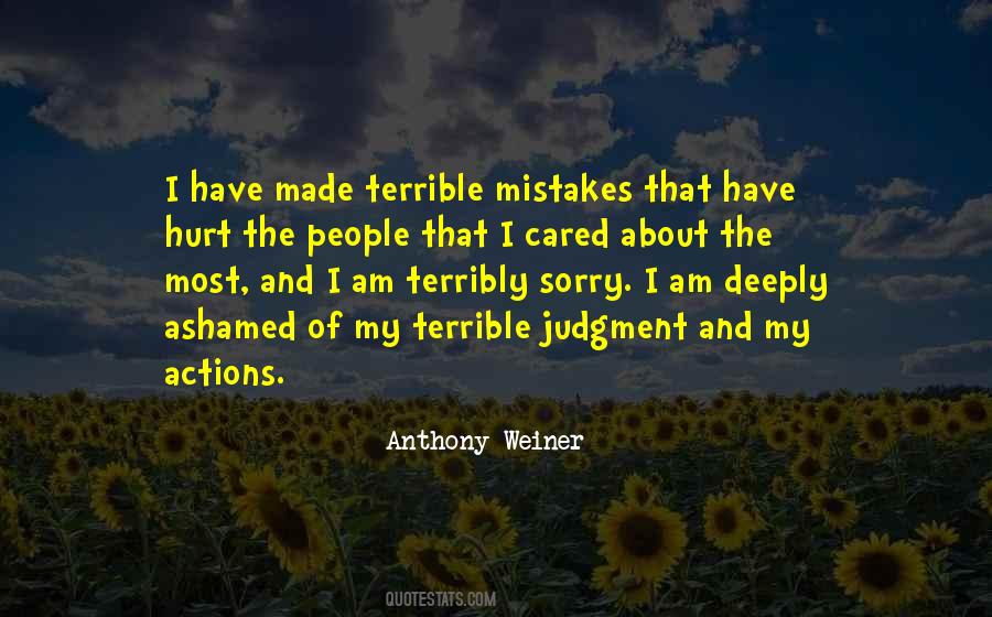 Am Deeply Sorry Quotes #1202308