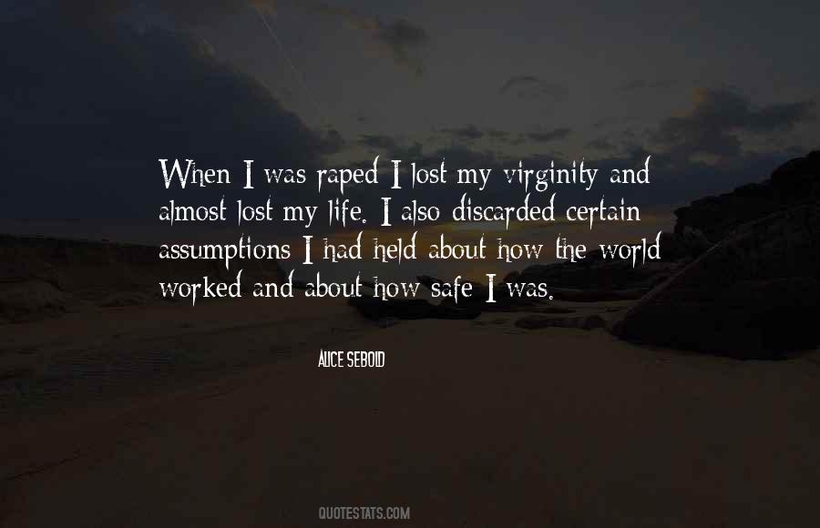 I Lost My Virginity Quotes #1028831