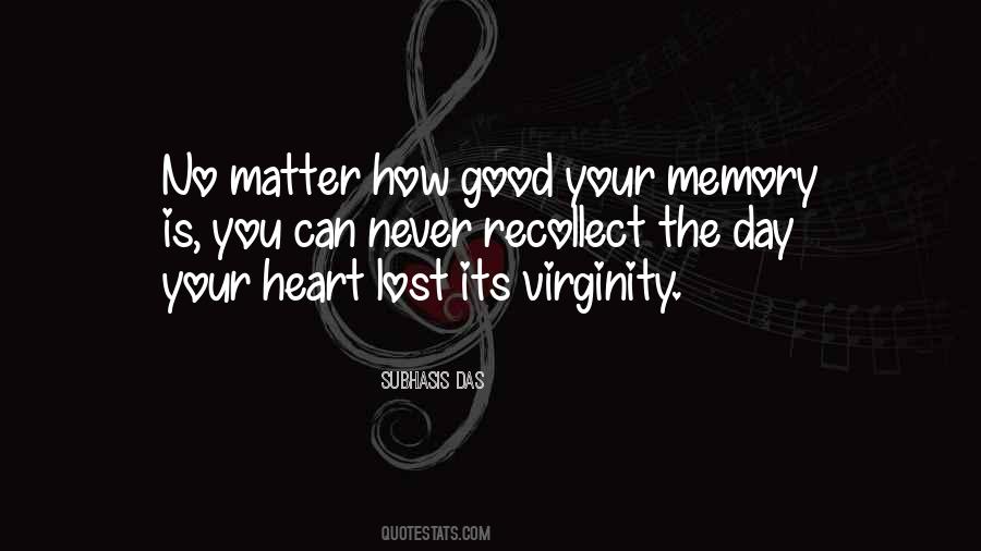 I Lost My Virginity Quotes #65817