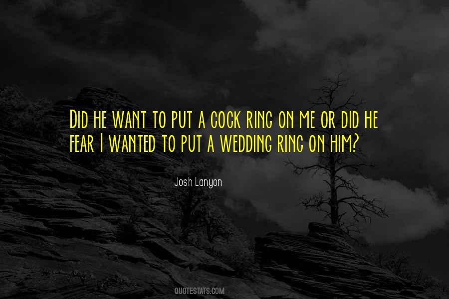 Wedding Ring Quotes #150648