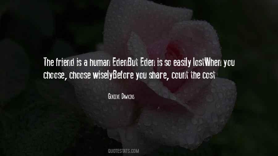 Lost Eden Quotes #430146