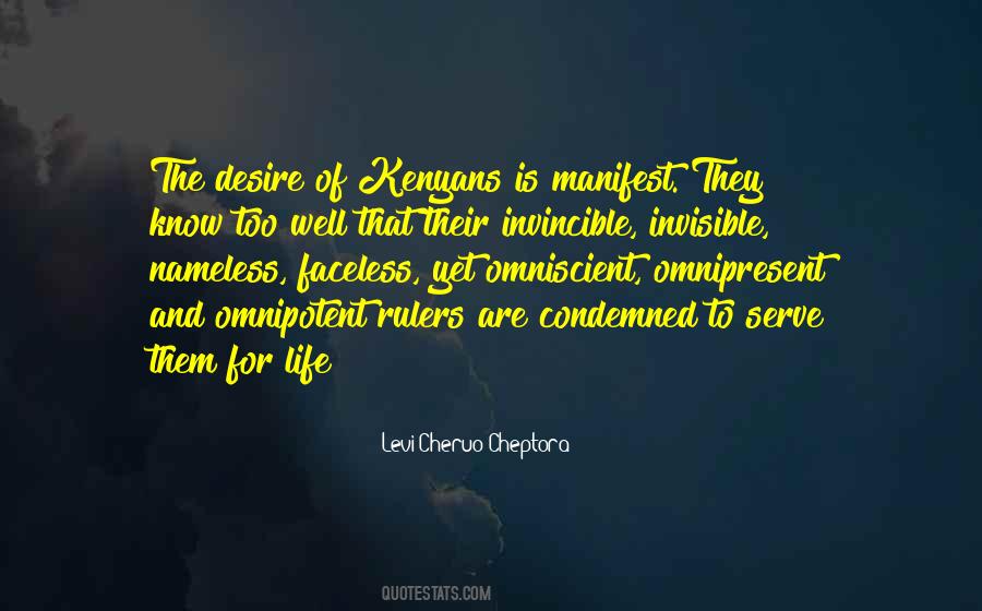 Omnipotent Omnipresent Quotes #1345905