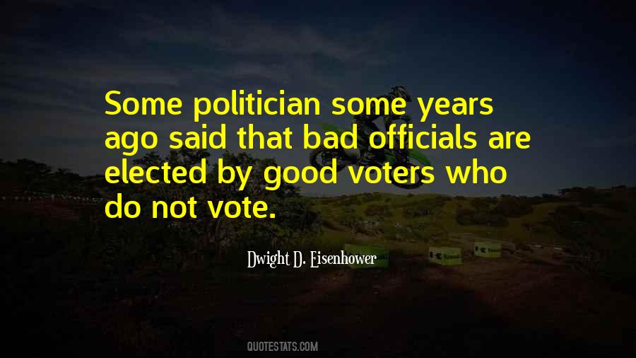 Bad Politician Quotes #781658