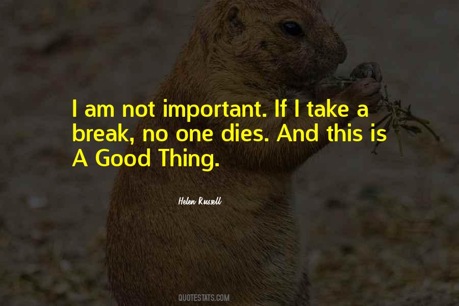 Am I Not Important Quotes #949747