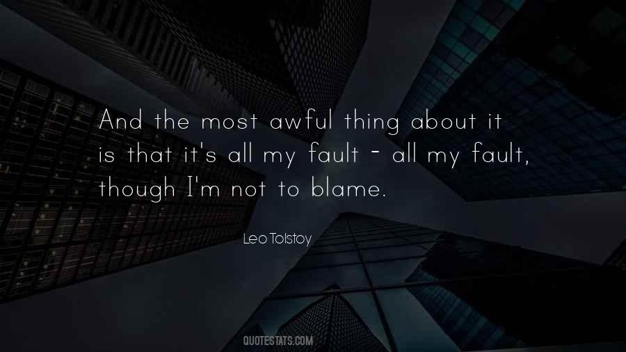 Quotes About My Fault #1756887
