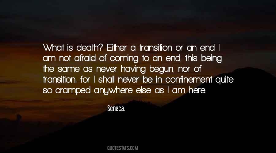 Am Not Afraid Of Death Quotes #493138