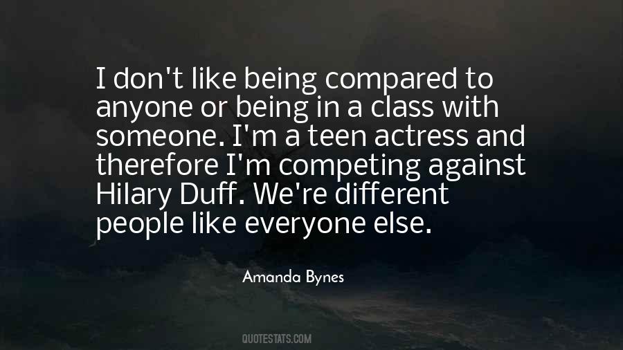Am Not Competing With Anyone Quotes #77909