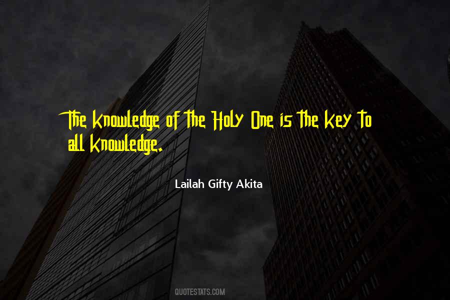From Knowledge Of The Holy Quotes #1295355