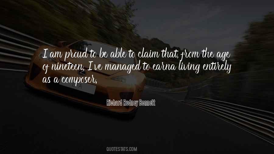 Am Proud Of Myself Quotes #43380