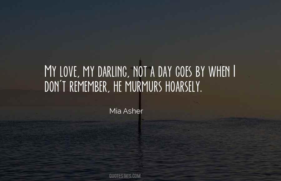 Quotes About My Darling #1230955