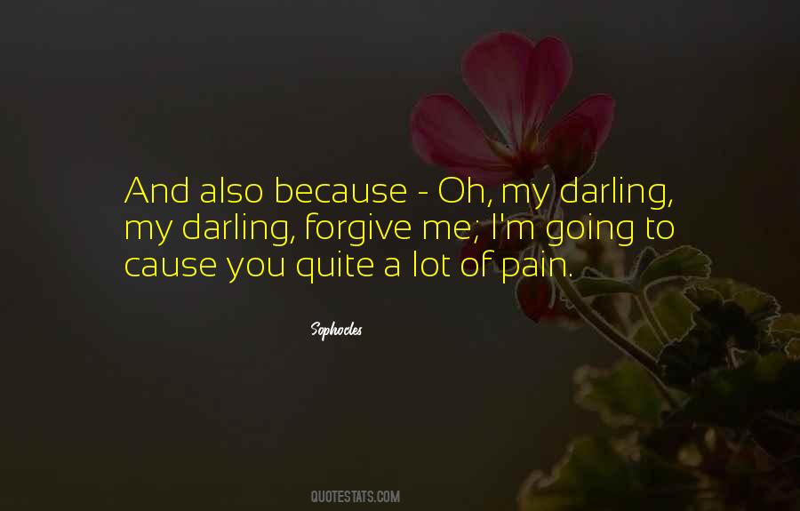 Quotes About My Darling #1420860