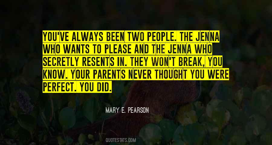 No Perfect Parents Quotes #146054