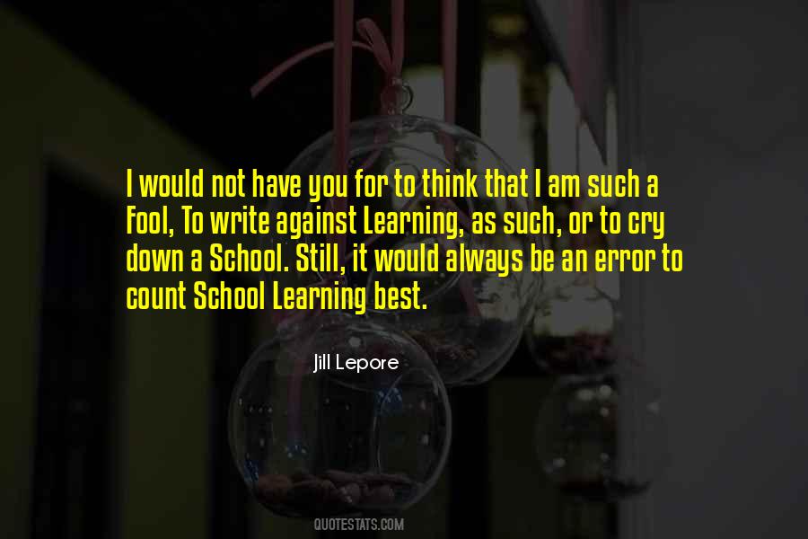 Best School Quotes #348192