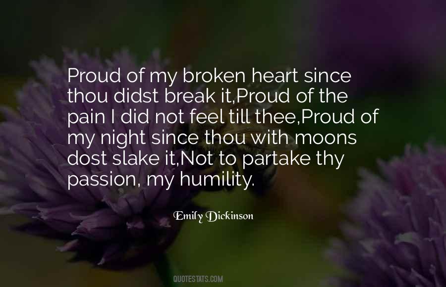 Quotes About My Broken Heart #982134