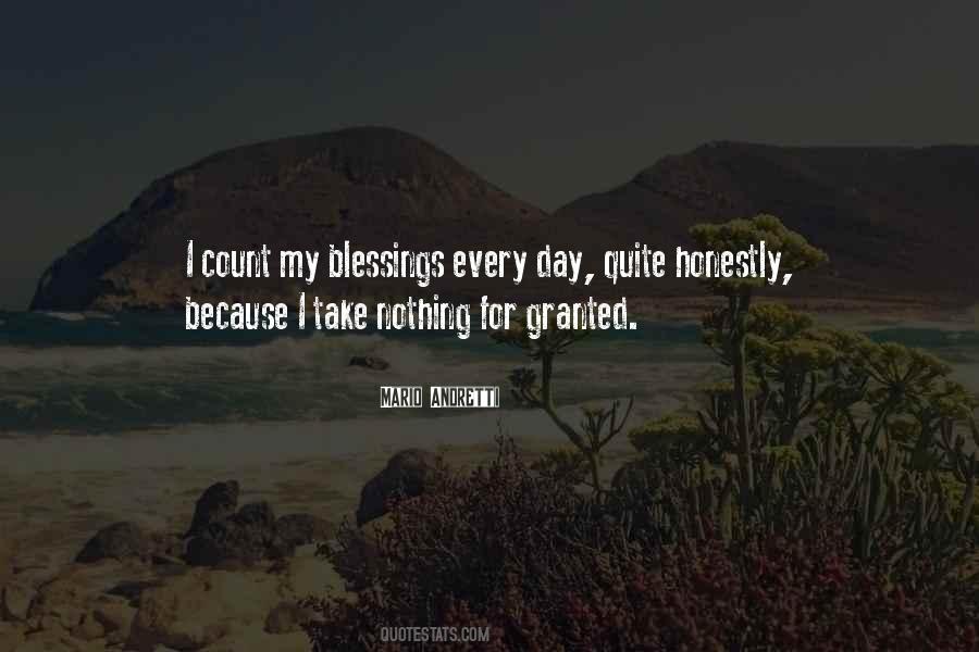 Quotes About My Blessings #15360