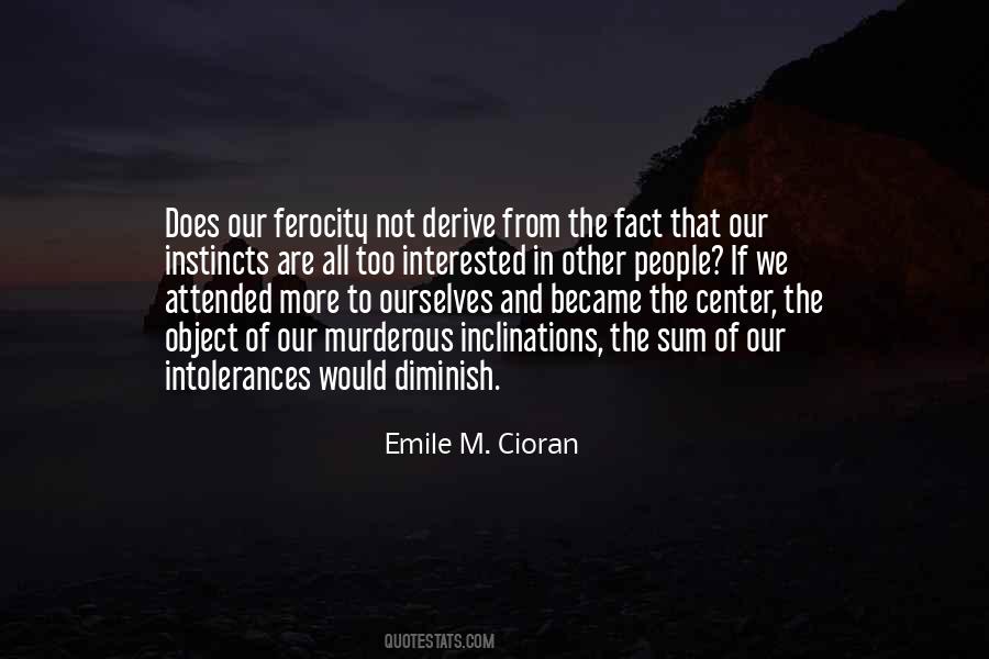 Our Instincts Quotes #1770716