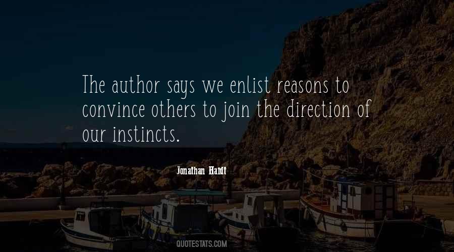 Our Instincts Quotes #1872682