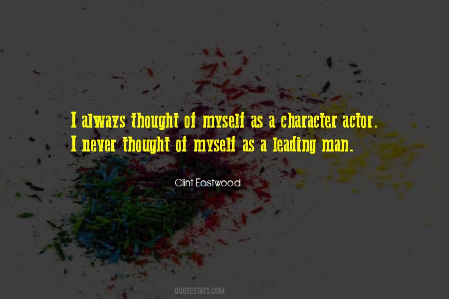 Leading Actor Quotes #1766964